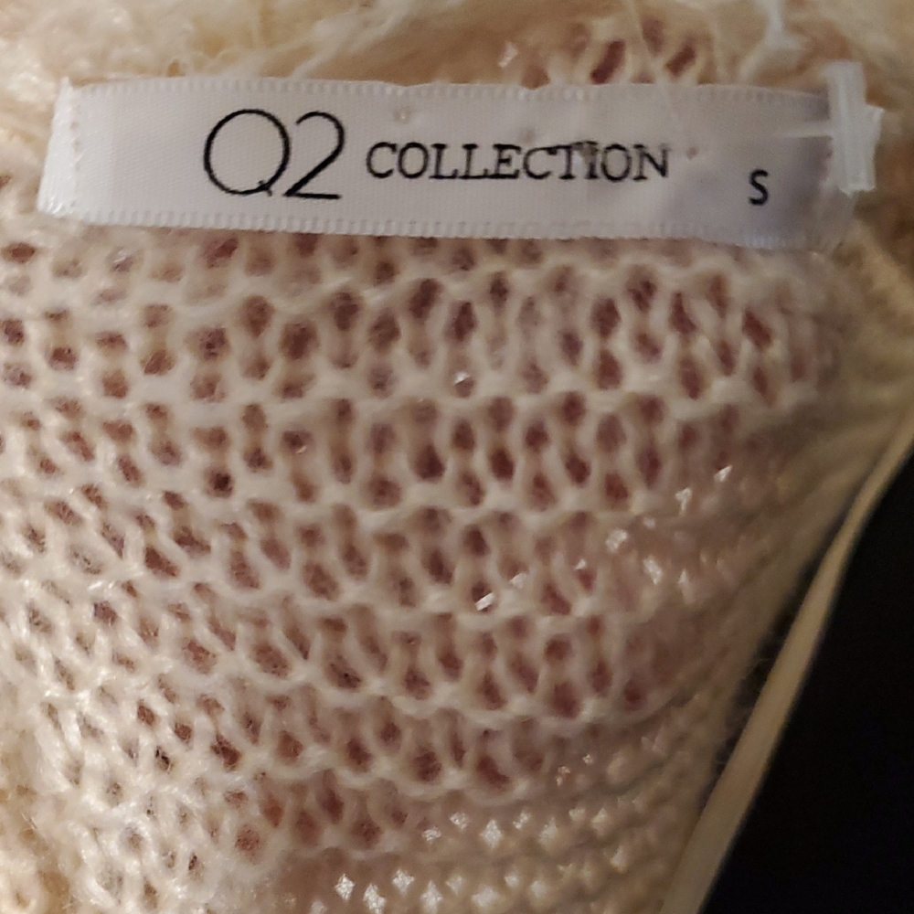 Chic Cream Open-Front Cardigan - Picture 2 of 10